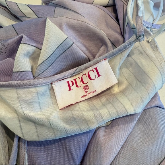 Emilio Pucci Purple and White Mini Dress - Picture 5 of 5